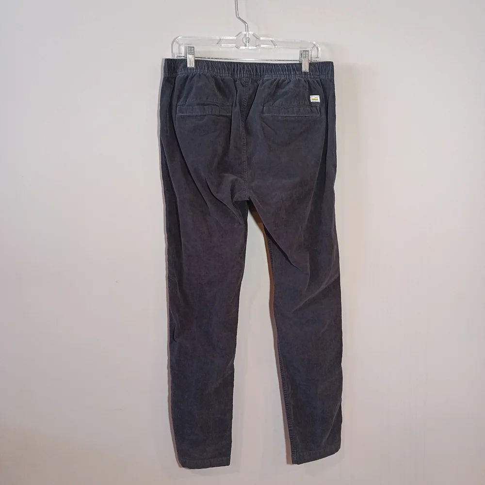 Vuori Optimist Gray Corduroy Casual Comfortable Athleisure Pant Size L